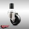 Service Caster 3 Inch 316SS Soft Rubber Wheel Swivel 1-3/4 Inch Expanding Stem Caster SCC SCC-SS316EX20S314-SRS-134 - alternate 1